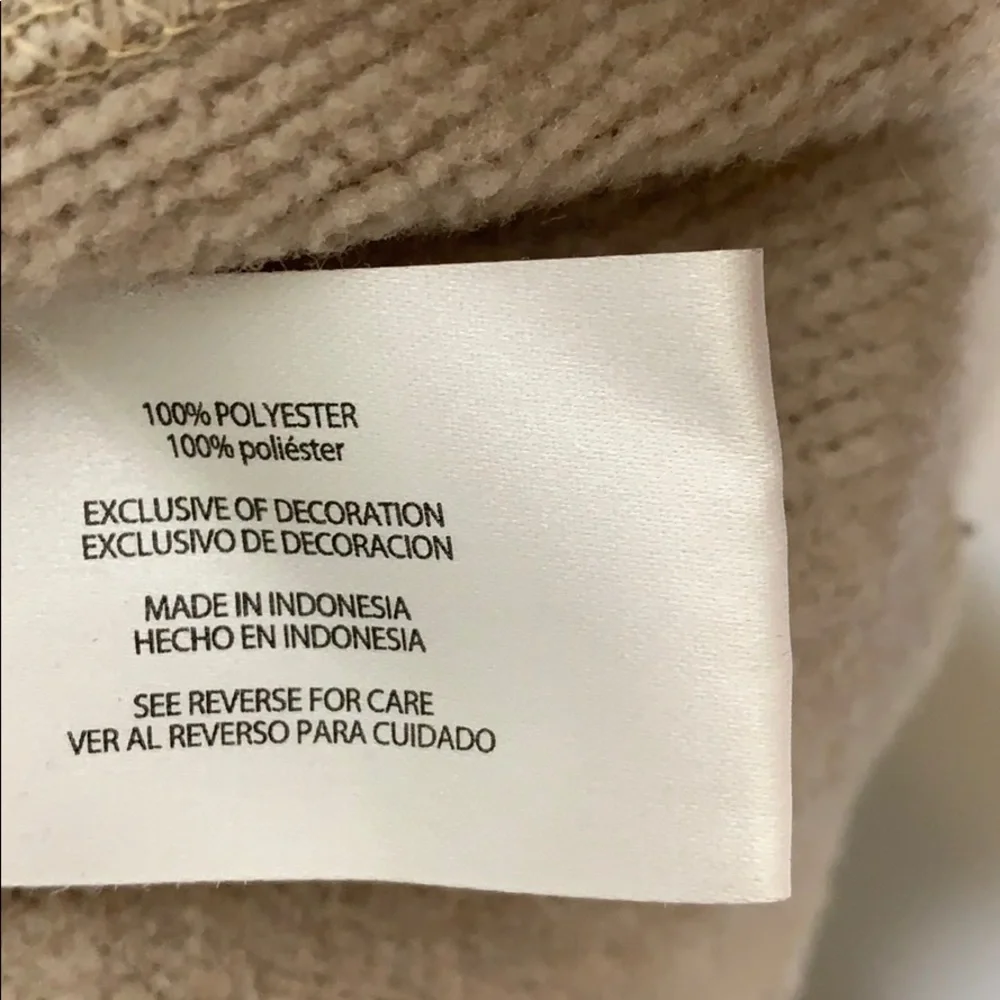 Woolrich Quarter Zip Sweater‎ Tan Size Medium